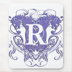 Lion Rampant Renaissance Wedding Mouse Pad