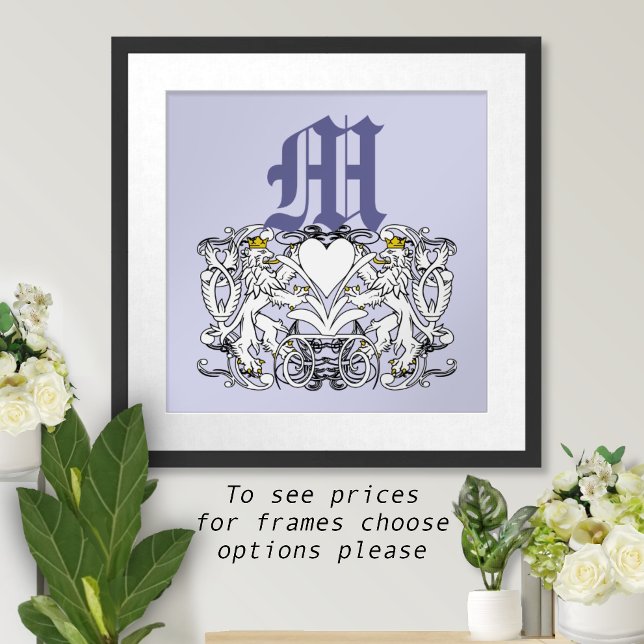 Lion Rampant Renaissance Wedding Poster (Creator Uploaded)