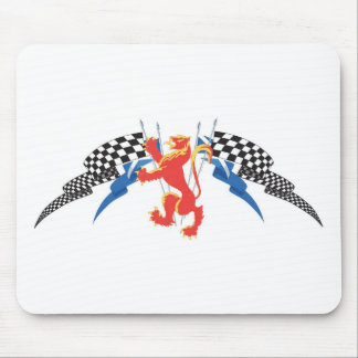 Lion Rampant, Saltires, checks Mouse Pad