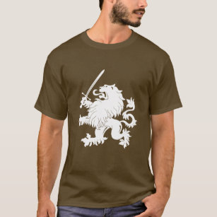 Lion Rampant with Sword Heraldry T-Shirt