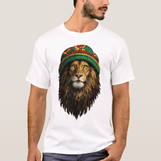 Lion Rasta Hat T-Shirt – Chill Urban Design