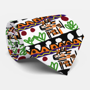 Lion rear art tie
