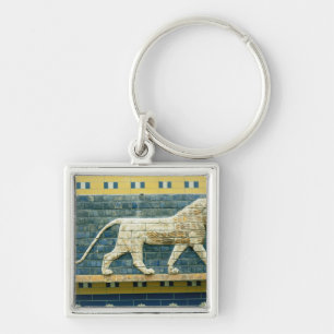Lion representing Ishtar Key Ring