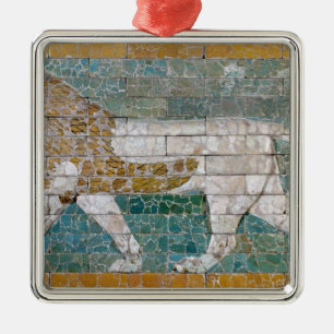 Lion representing Ishtar Metal Ornament
