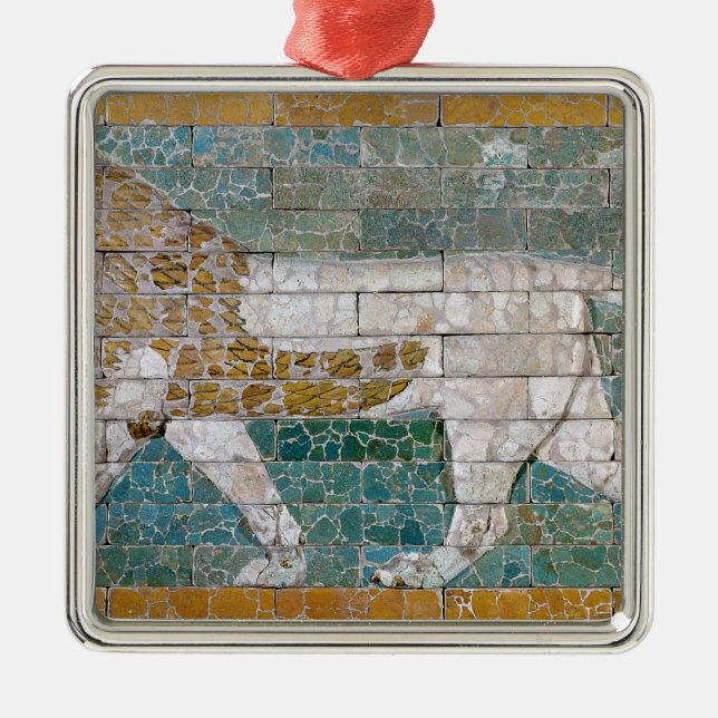 Lion representing Ishtar Metal Ornament (Front)