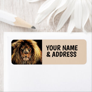 LION RETURN ADDRESS LABELS