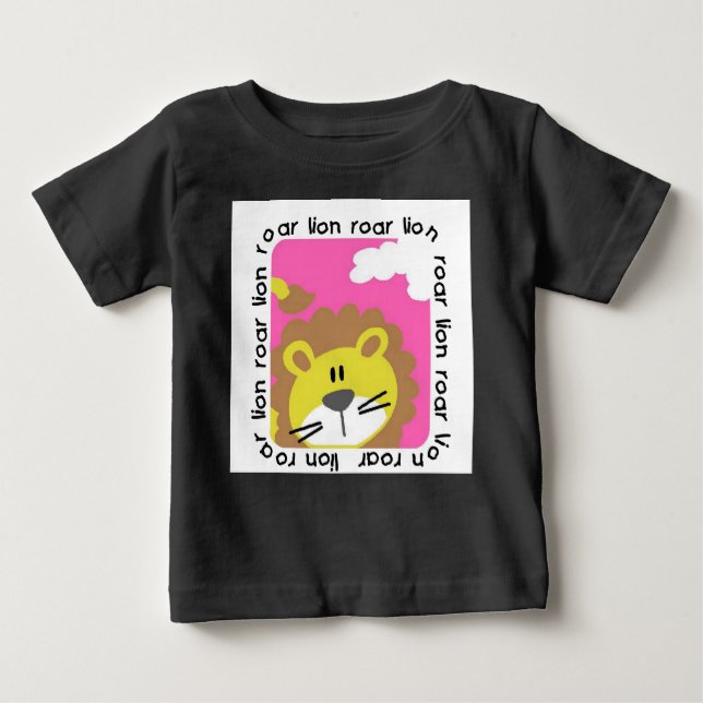 Lion Roar Baby Raglan T-shirt (Front)