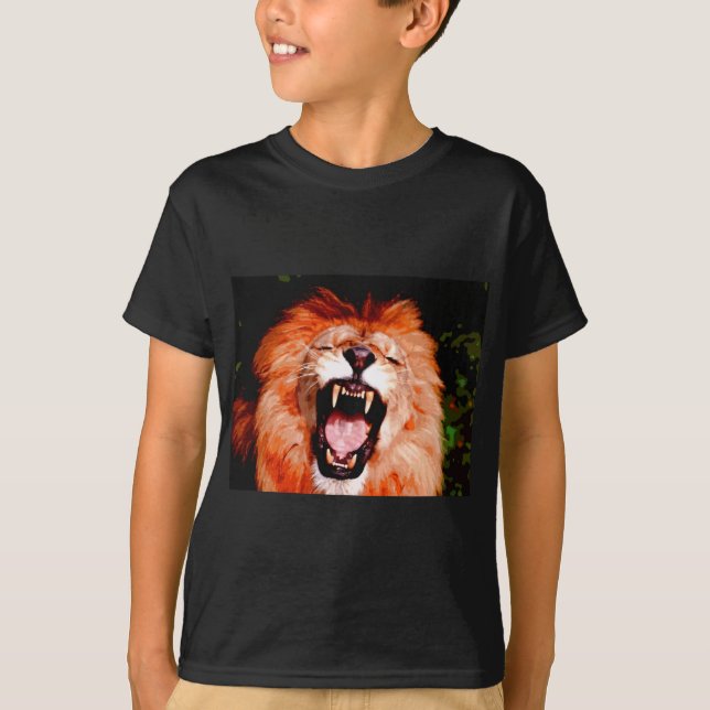 Lion Roaring T-Shirt (Front)