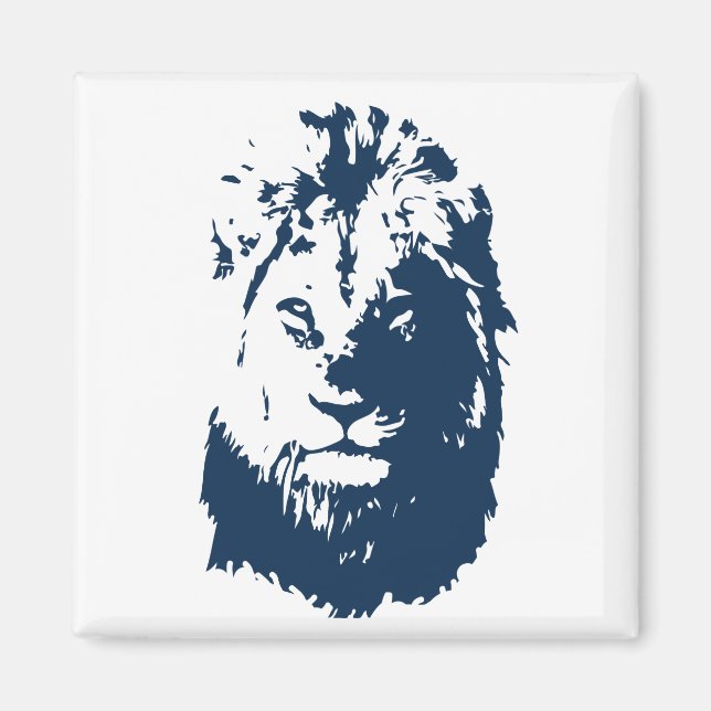 Lion’s face magnet (Front)