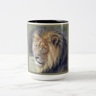 Lion Safari 2-tone mug