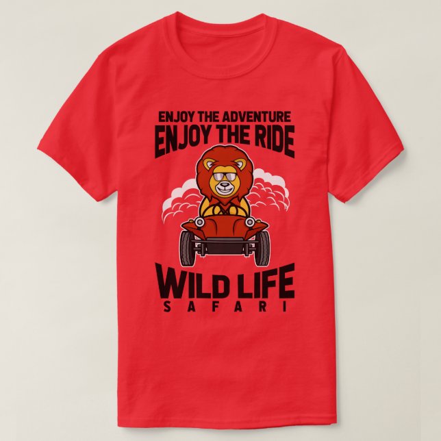 LION SAFARI T-Shirt (Design Front)