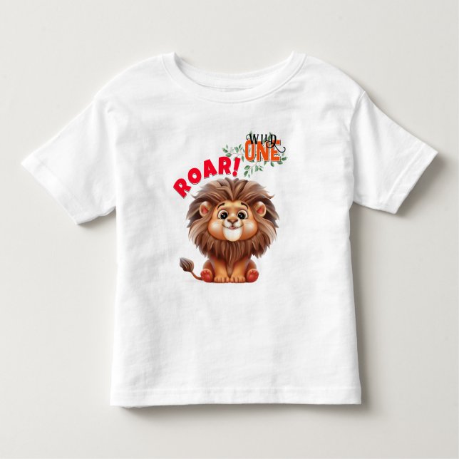Lion Safari Wild One T-Shirt (Front)