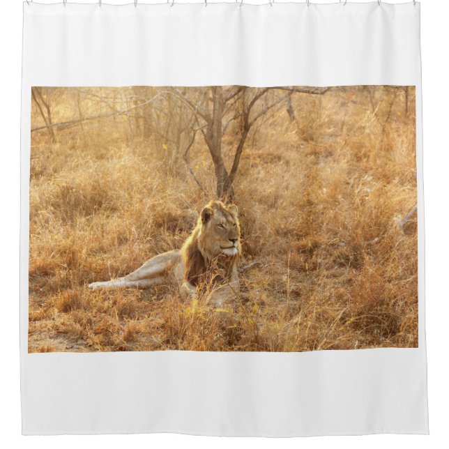 Lion Shower Curtain (Front)