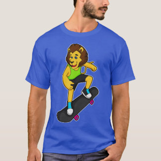 Lion Skater Skateboard 1 T-Shirt