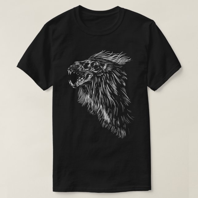 Lion skull T-Shirt (Design Front)