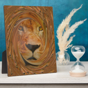 Lion smile plaque