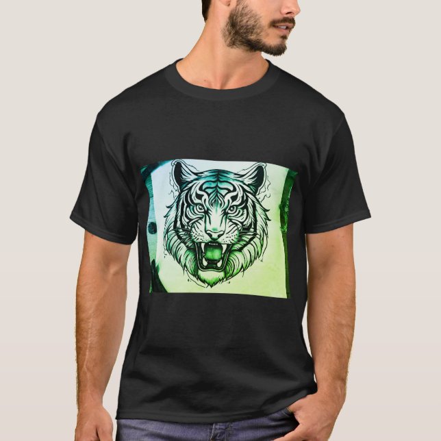 "Lion Spirit: Bold & Fearless" "Strength Unleashed T-Shirt (Front)