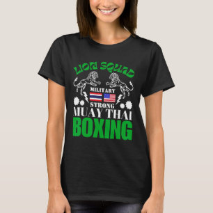 Lion Squad Thailand Kickboxing Muay Thai Mma Train T-Shirt