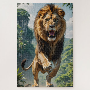Lion standing up jigsaw puzzle