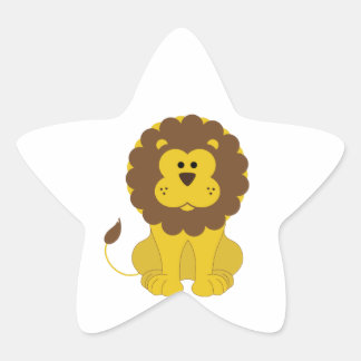 Lion Star Sticker