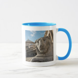 Lion statue in front of San Francesco di Paola Mug