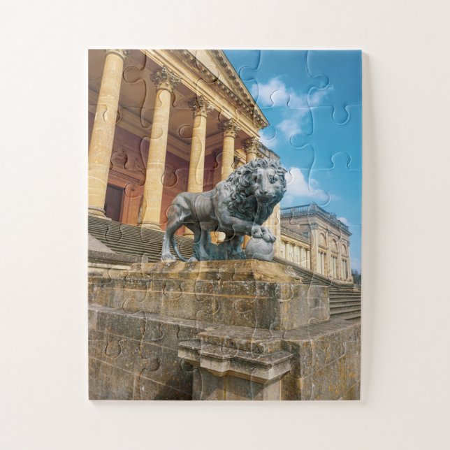 Lion Statue Jigsaw Puzzle (Vertical)