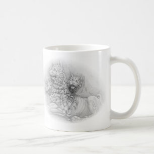 Lion statue study - Pierre Jacques mug