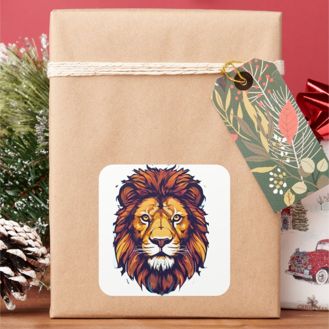 lion sticker  (Holiday)