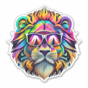 Lion Stickers Unleash the Wild Beauty