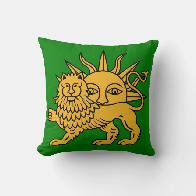 Lion & Sun Cushion (Front)