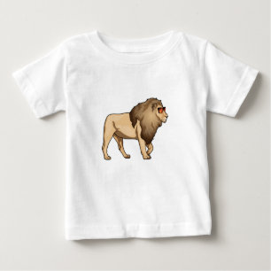 Lion Sunglasses Baby T-Shirt