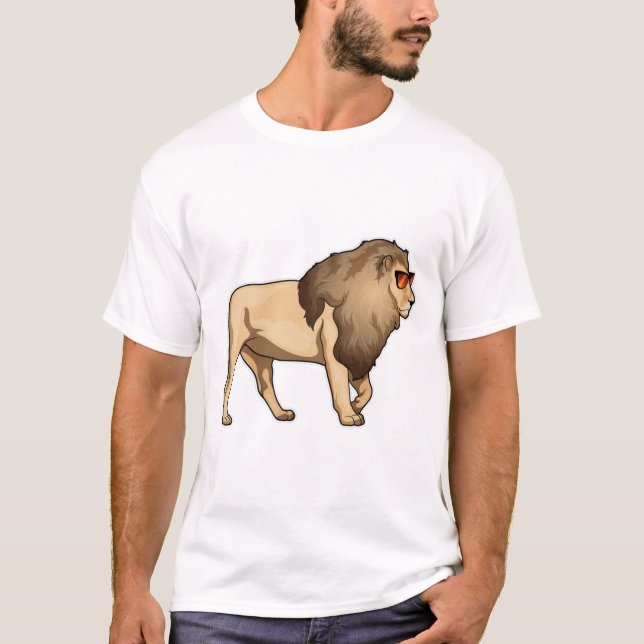 Lion Sunglasses T-Shirt (Front)