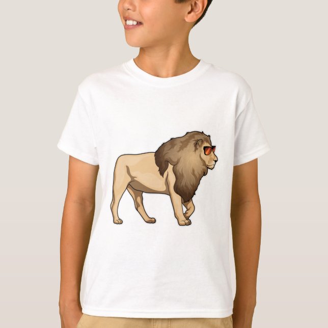 Lion Sunglasses T-Shirt (Front)