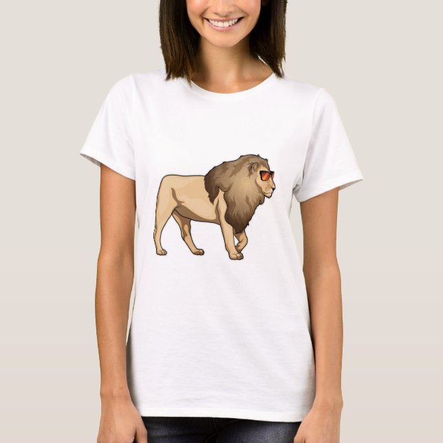 Lion Sunglasses T-Shirt (Front)