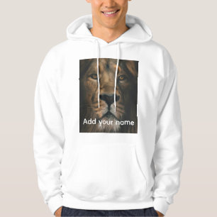 Lion t shirt print with editable text