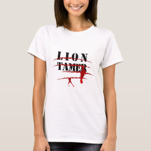 Lion Tamer Bloody Animal Attack Halloween Costume T-Shirt