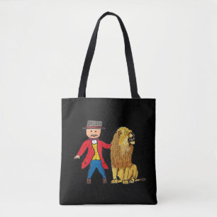 Lion Taming Tote Bag