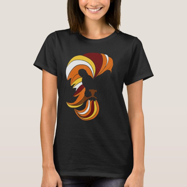 Lion Tattoo Jungle October King T-Shirt (Front)