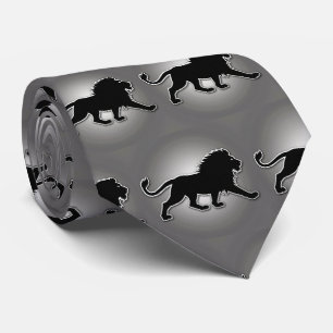 Lion Team Mascot Tie
