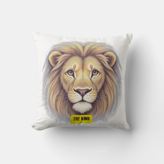 Lion. The King Cushion (Front)