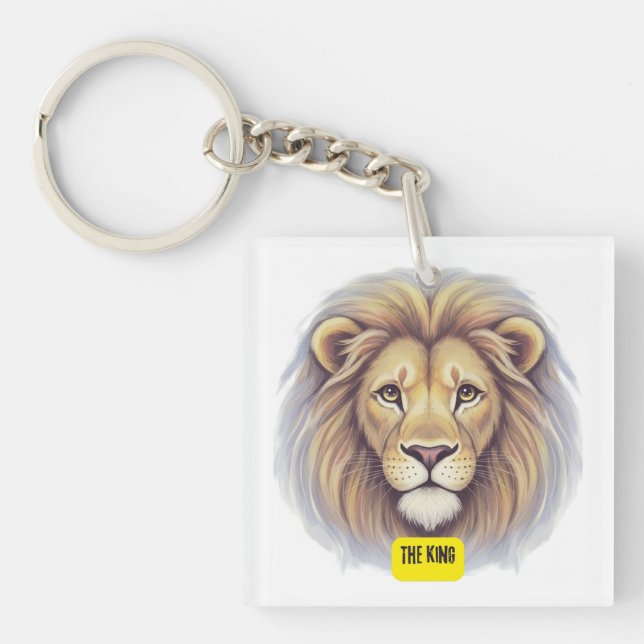 Lion. The King Key Ring (Front)