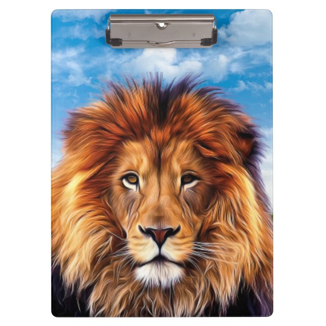 Lion The King of Forest-15475 Clipboard (Front)