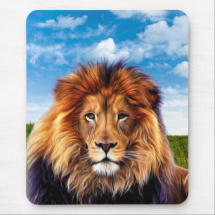 Lion The King of Forest Mouse Pad
