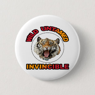 Lion the King of the jungle 9. 6 Cm Round Badge