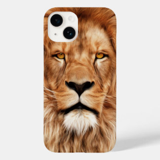 Lion The King Photo Painting Case-Mate iPhone 14 Case