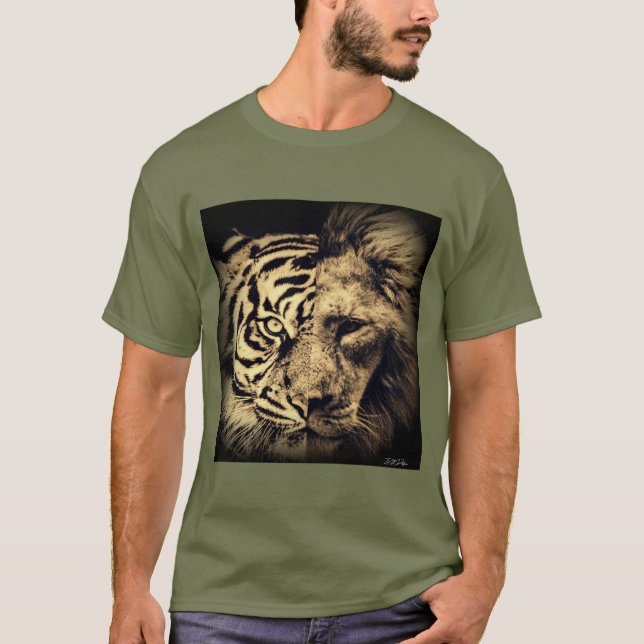 Lion Tiger 2in1 T-Shirt (Front)