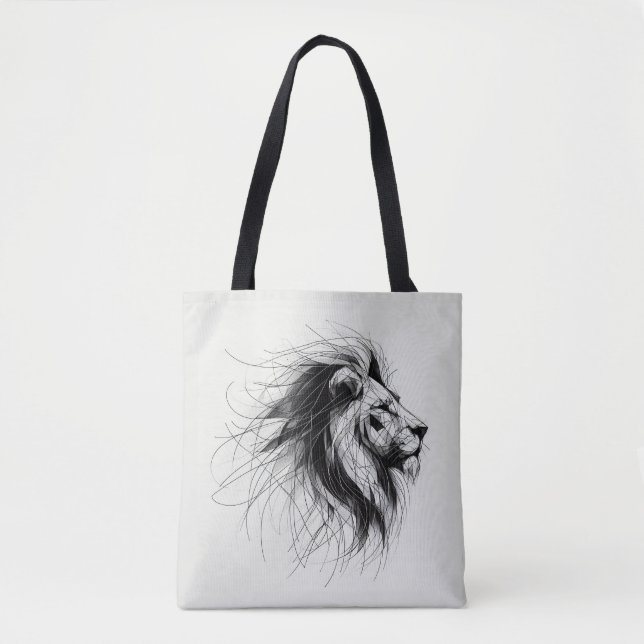 lion tote bag (Front)
