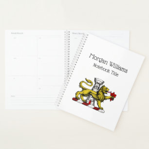 Lion Tower Fleur de Lis Crest Emblem C Planner