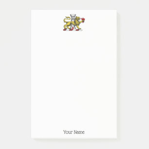 Lion Tower Fleur de Lis Crest Emblem C Post-it Notes