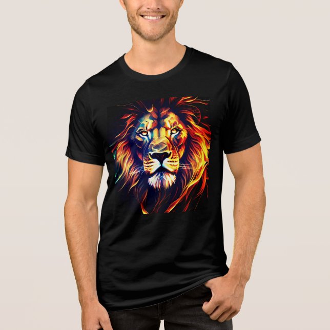 Lion Tri-Blend Shirt (Front)